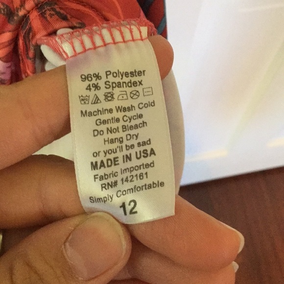 Lularoe girls dress funky floral 12 - Picture 4 of 5